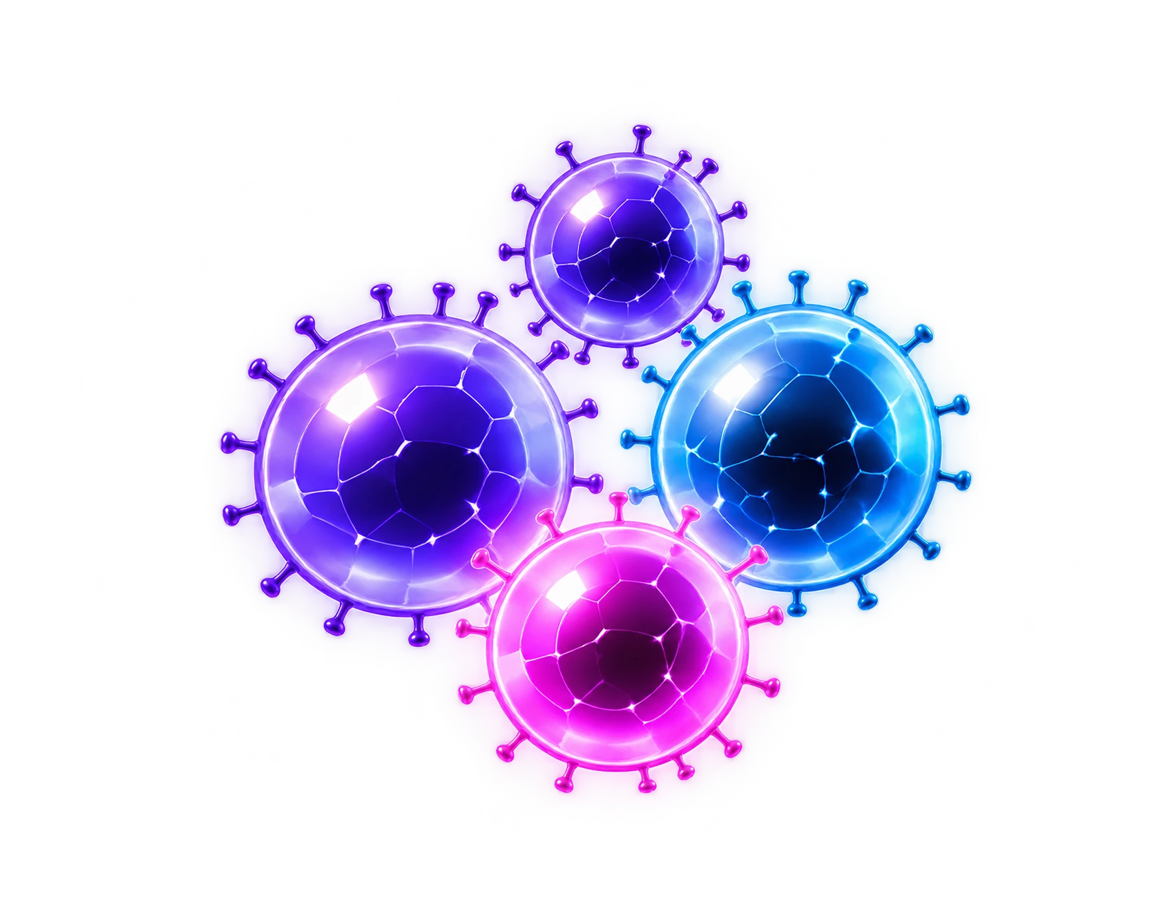 Illustration of isolated immune cells